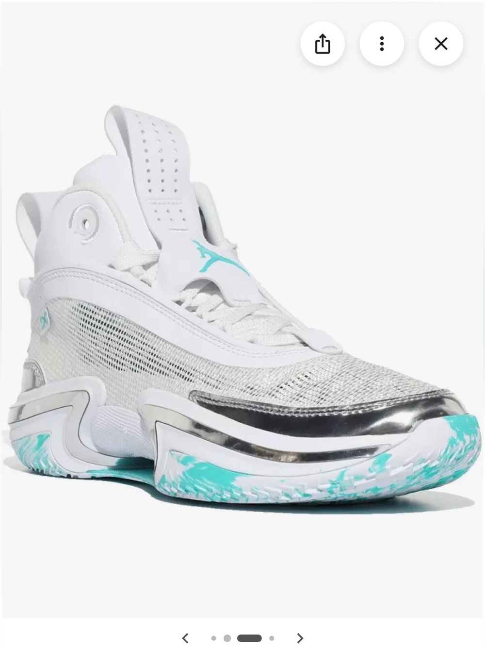 Air Jordan XXXVI 36 GS Guo Ailun Jade Silver